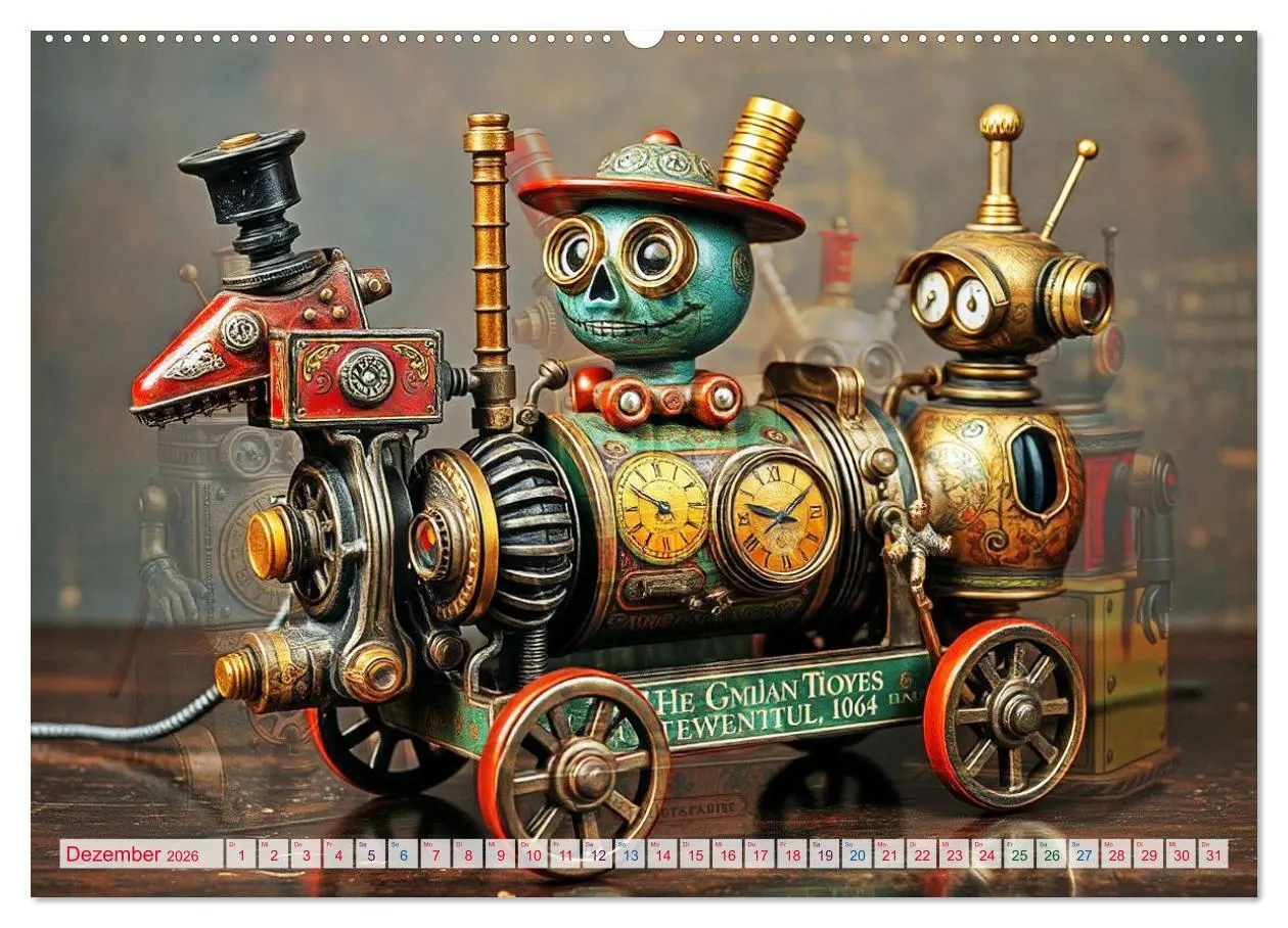 Bild: 9783516650549 | Mechanische Wunderwelten - Ein Jahr mit Steampunk Toys...