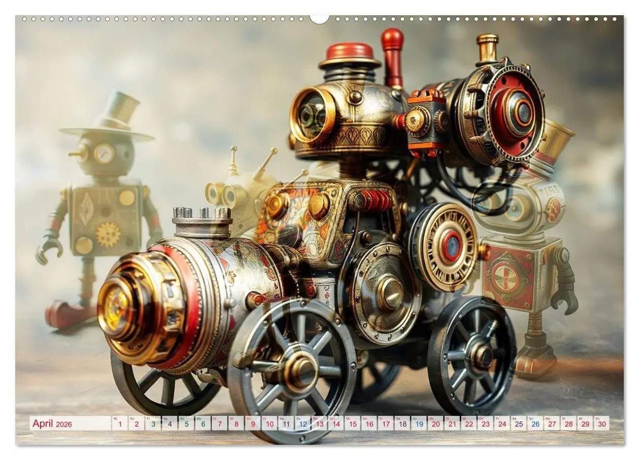 Bild: 9783516650549 | Mechanische Wunderwelten - Ein Jahr mit Steampunk Toys...