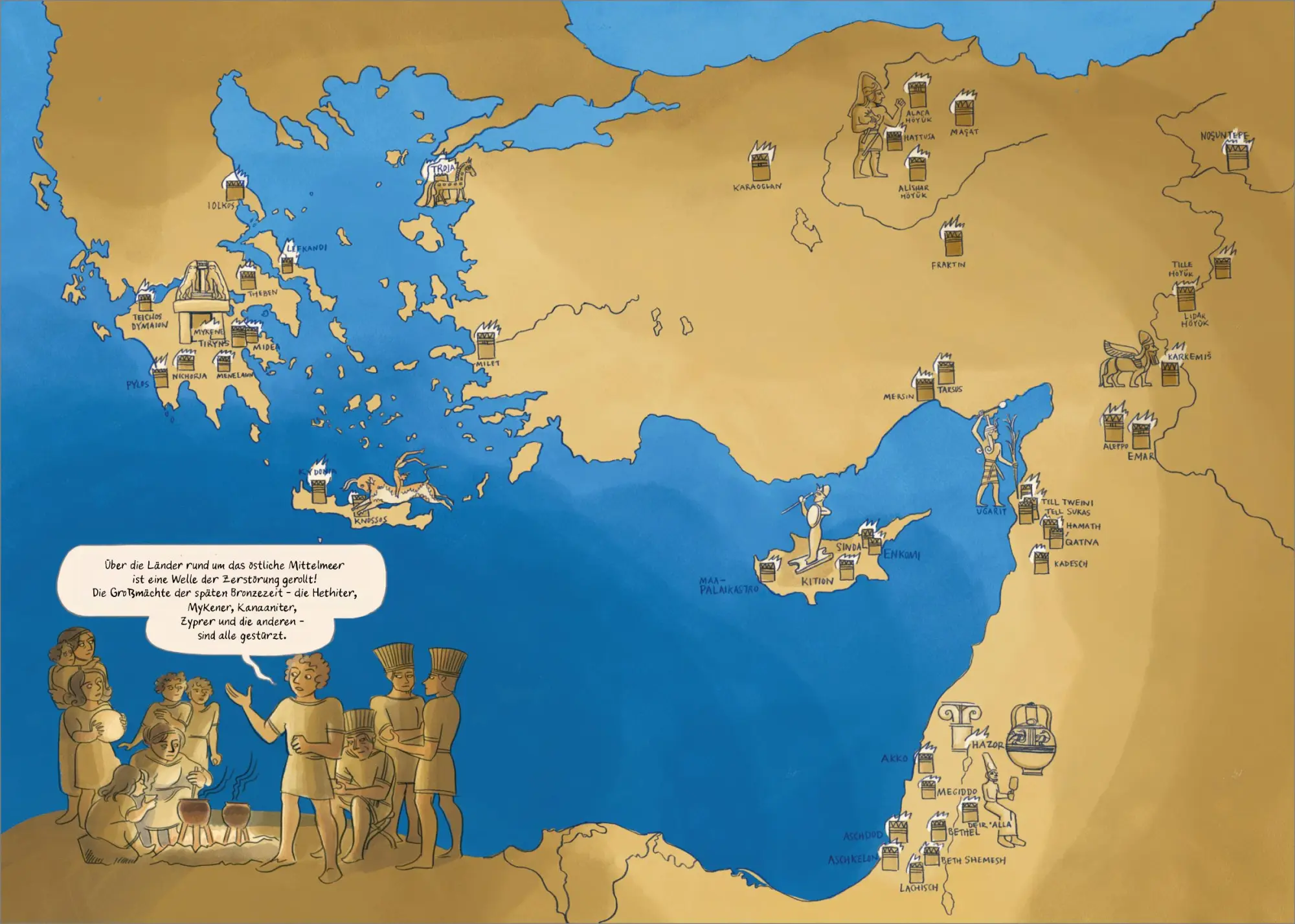 Bild: 9783534610549 | 1177 v. Chr. - Eine Graphic Novel | Eric H. Cline | Taschenbuch | 2025
