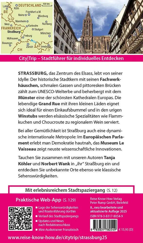 Bild: 9783831780549 | Reise Know-How CityTrip Straßburg | Tanja Köhler (u. a.) | Taschenbuch
