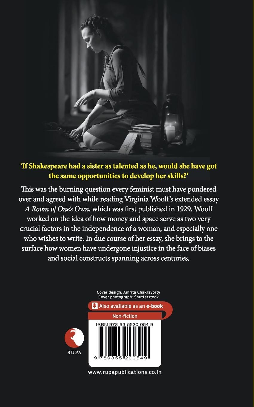 Rückseite: 9789355200549 | A ROOM OF ONE'S OWN | Virginia Woolf | Taschenbuch | Englisch | 2021