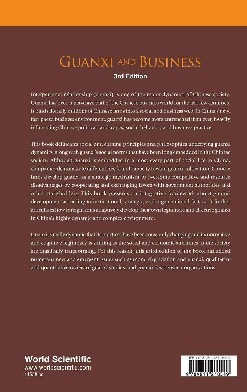 Rückseite: 9789811210549 | GUANXI AND BUSINESS (3RD ED) | Yadong Luo | Buch | Gebunden | Englisch
