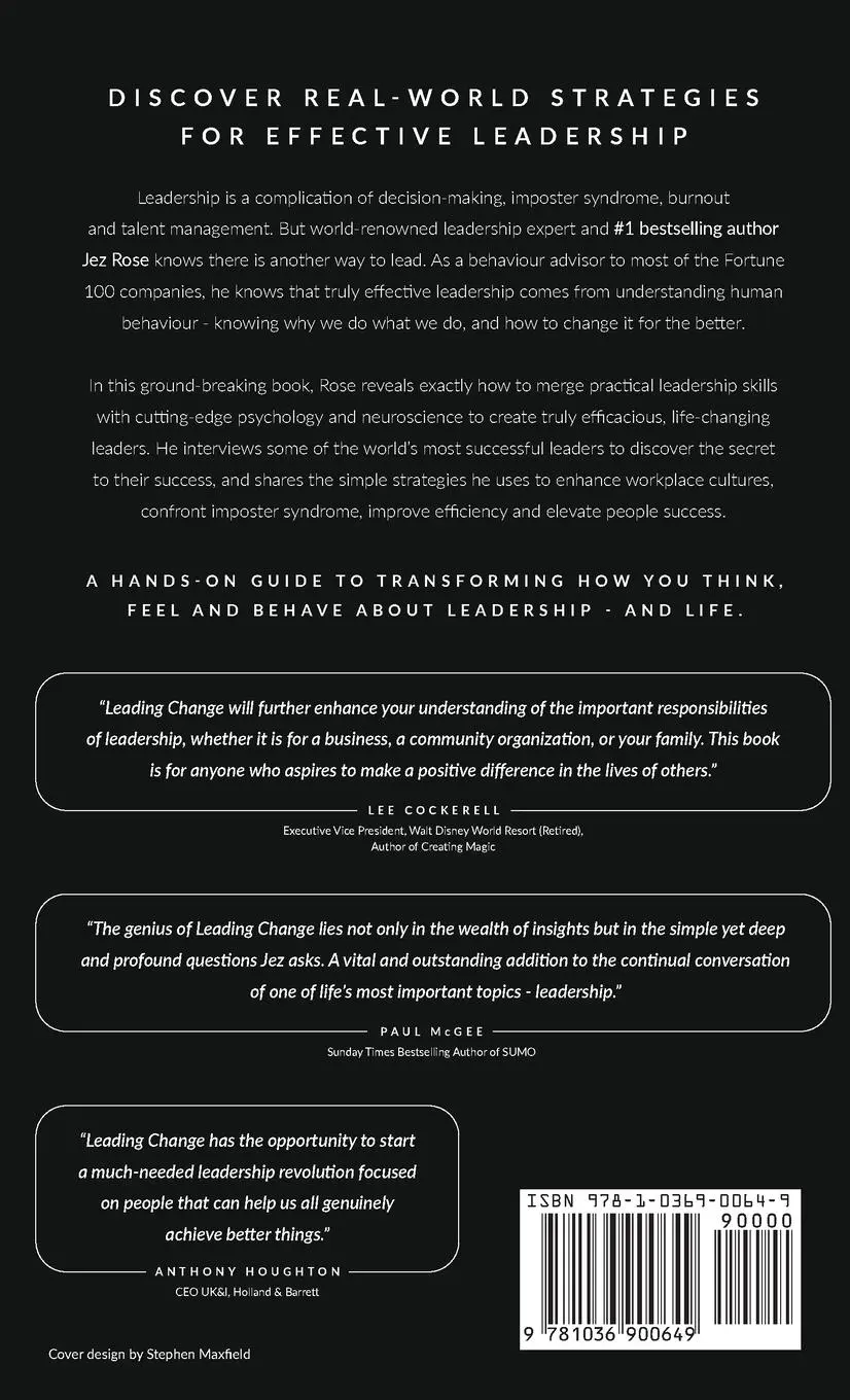 Rückseite: 9781036900649 | Leading Change | The lost art of leadership | Jez Rose | Buch | 2024