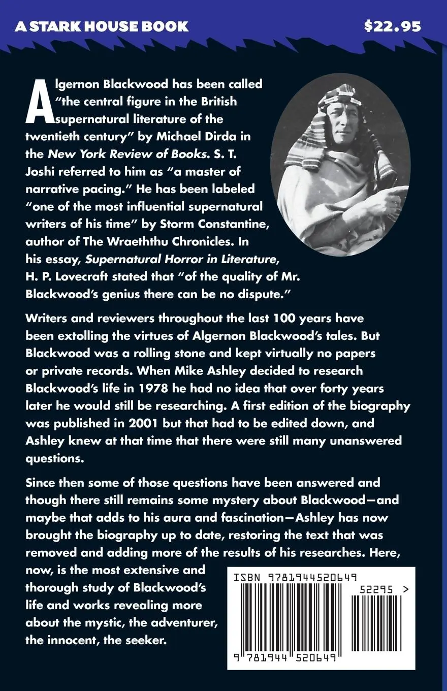 Rückseite: 9781944520649 | Starlight Man | The Extraordinary Life of Algernon Blackwood | Ashley
