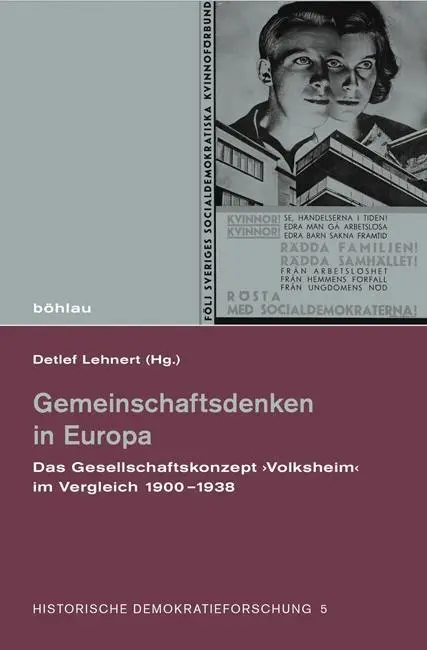 Cover: 9783412210649 | Gemeinschaftsdenken in Europa | Detlef Lehnert | Buch | 327 S. | 2013