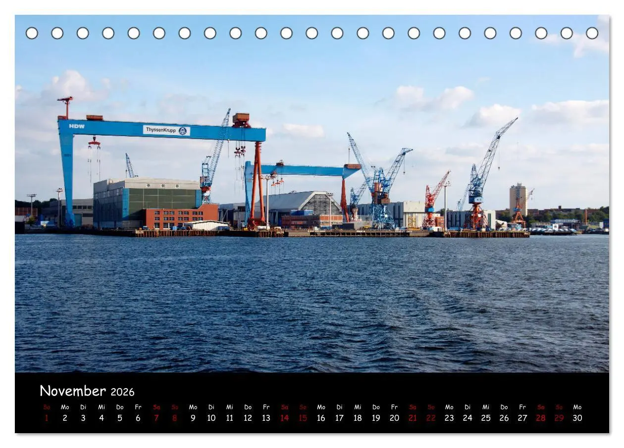 Bild: 9783457930649 | Kiel - Stadt an der Förde (Tischkalender 2026 DIN A5 quer),...