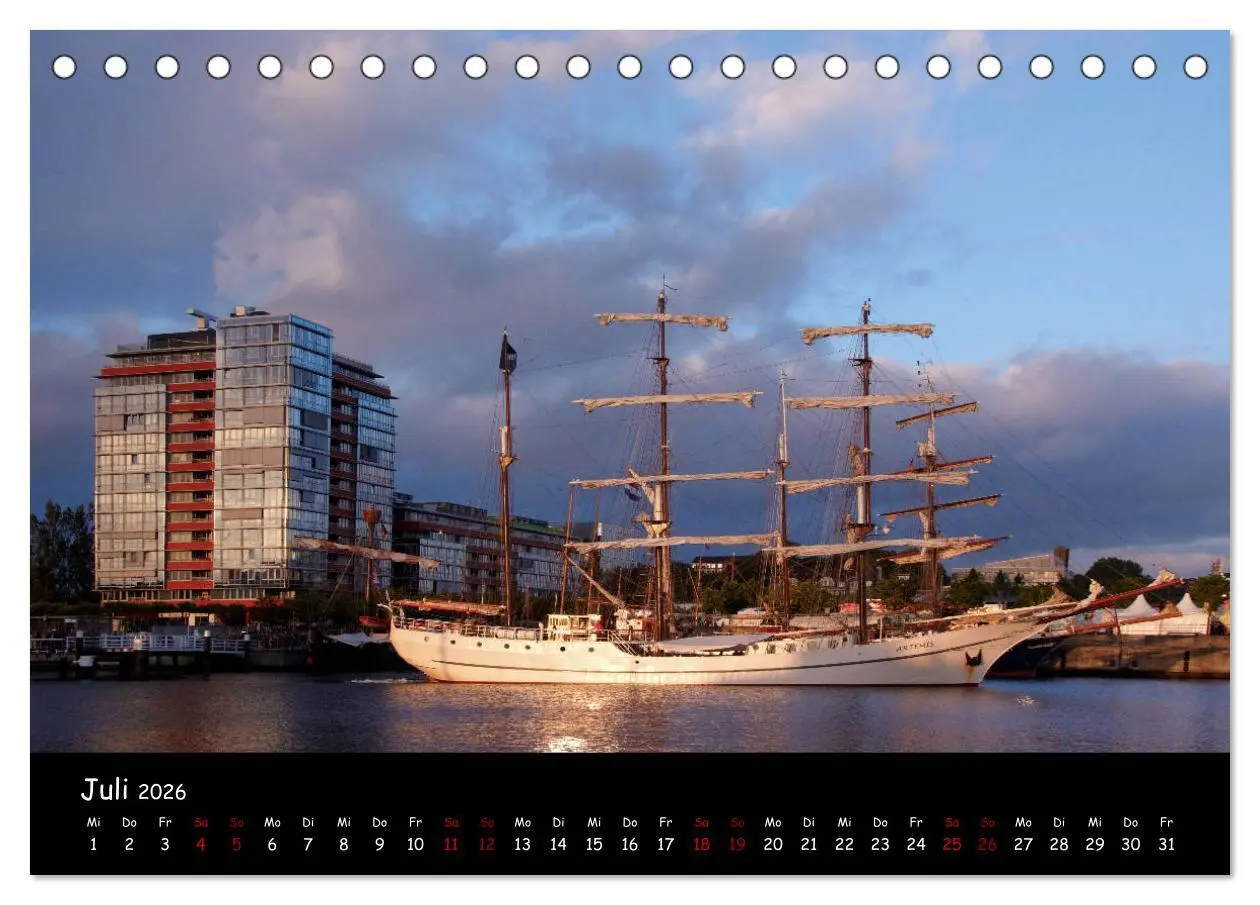 Bild: 9783457930649 | Kiel - Stadt an der Förde (Tischkalender 2026 DIN A5 quer),...
