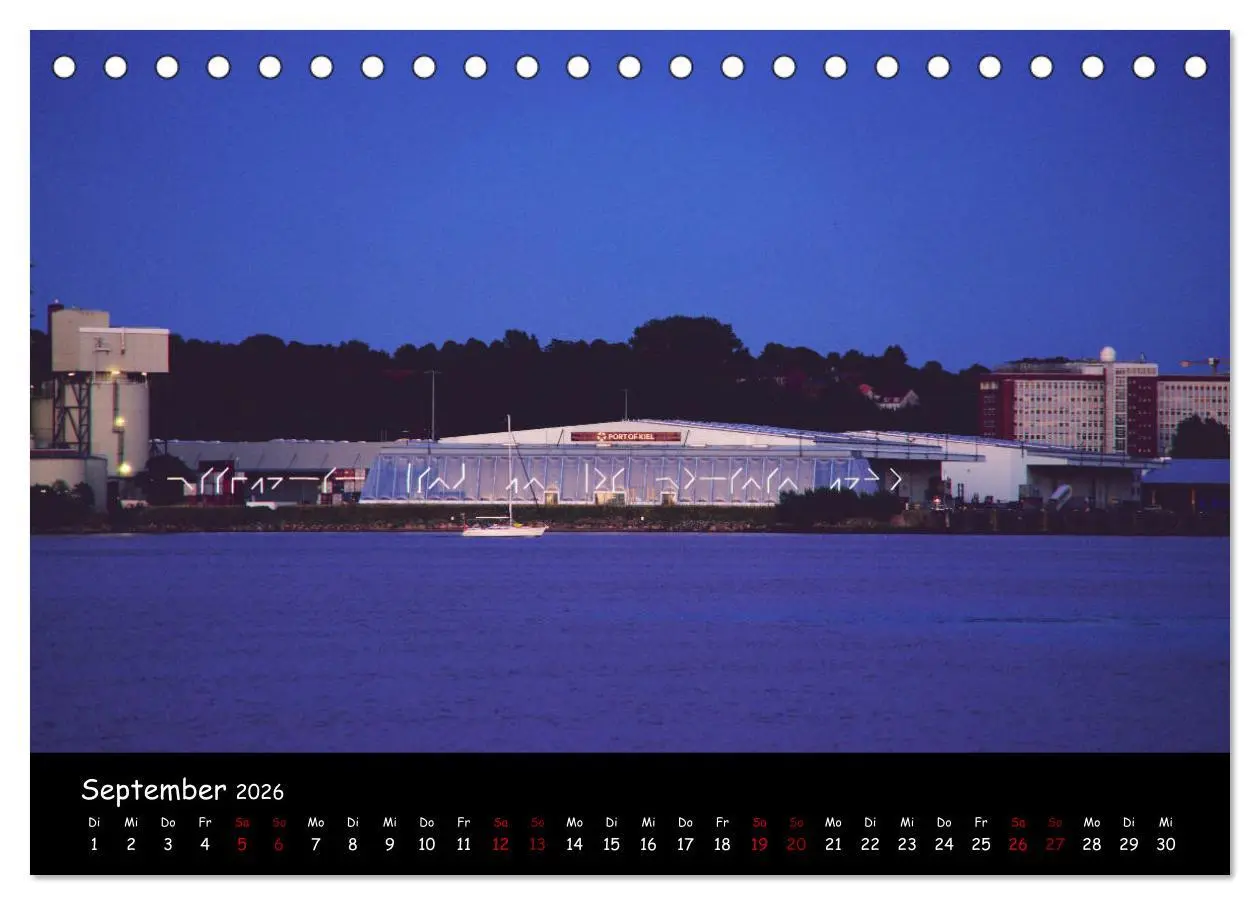Bild: 9783457930649 | Kiel - Stadt an der Förde (Tischkalender 2026 DIN A5 quer),...