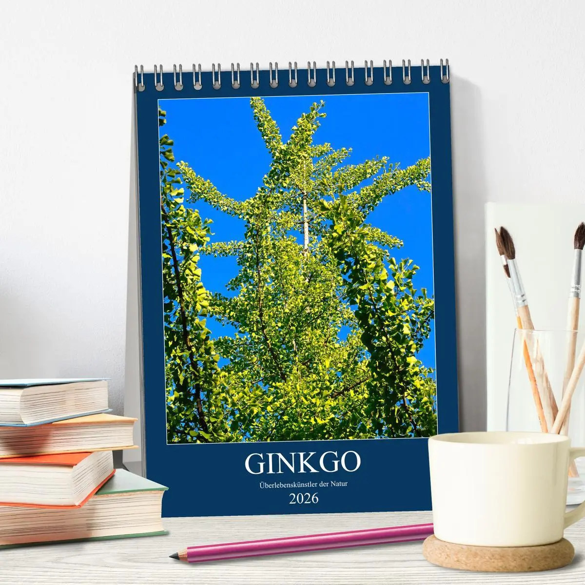 Bild: 9783516400649 | Ginkgo (Tischkalender 2026 DIN A5 hoch), CALVENDO Monatskalender