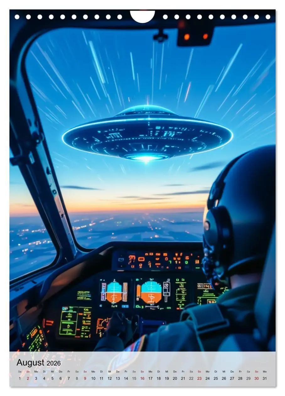 Bild: 9783516710649 | Wir sind nicht allein - UFO-Mythen (Wandkalender 2026 DIN A4 hoch),...