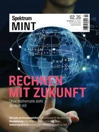Cover: 9783690410649 | Spektrum MINT 2/2026 - Rechnen mit Zukunft | Spektrum der Wissenschaft