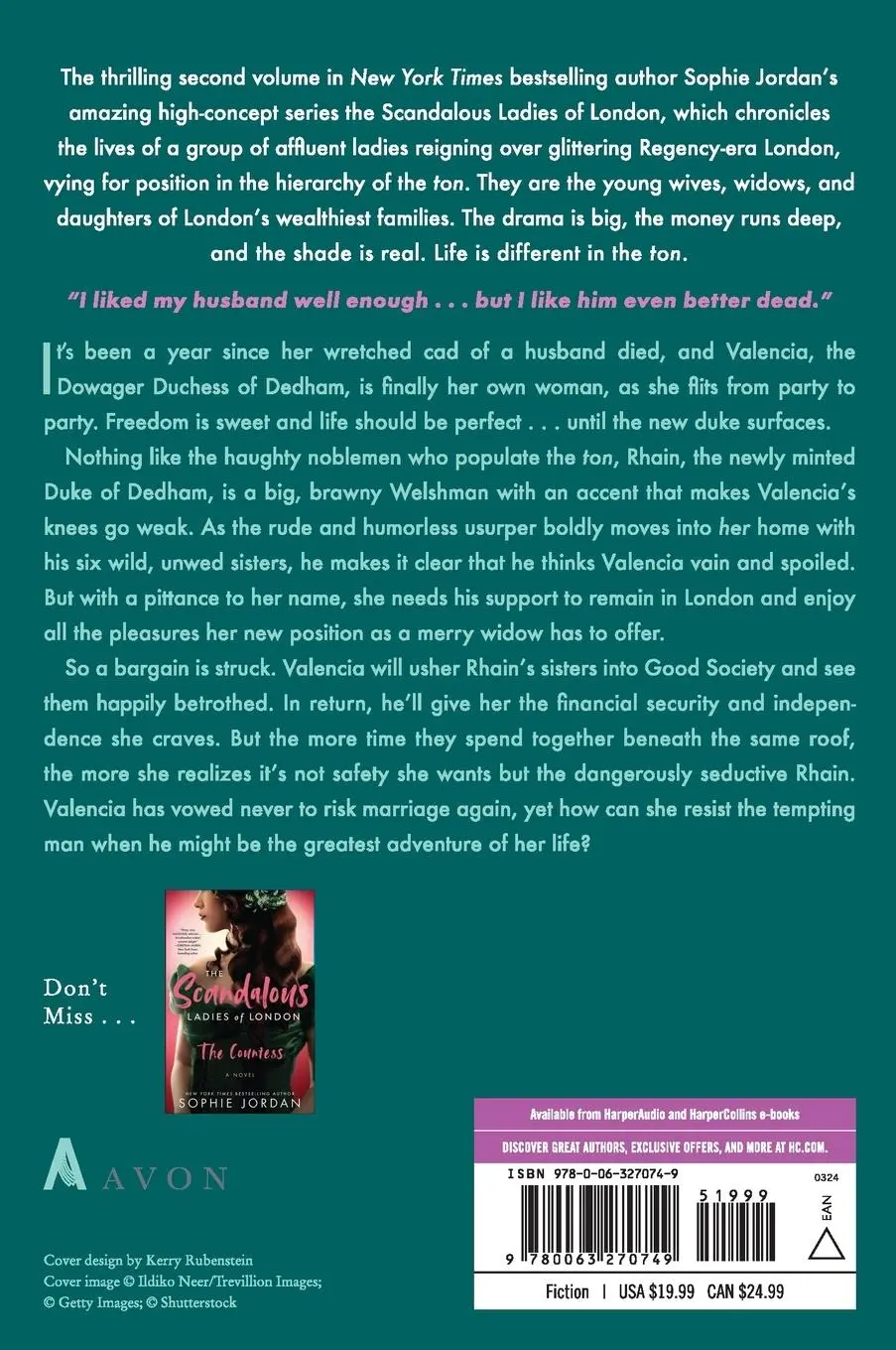 Rückseite: 9780063270749 | The Duchess | The Scandalous Ladies of London | Sophie Jordan | Buch