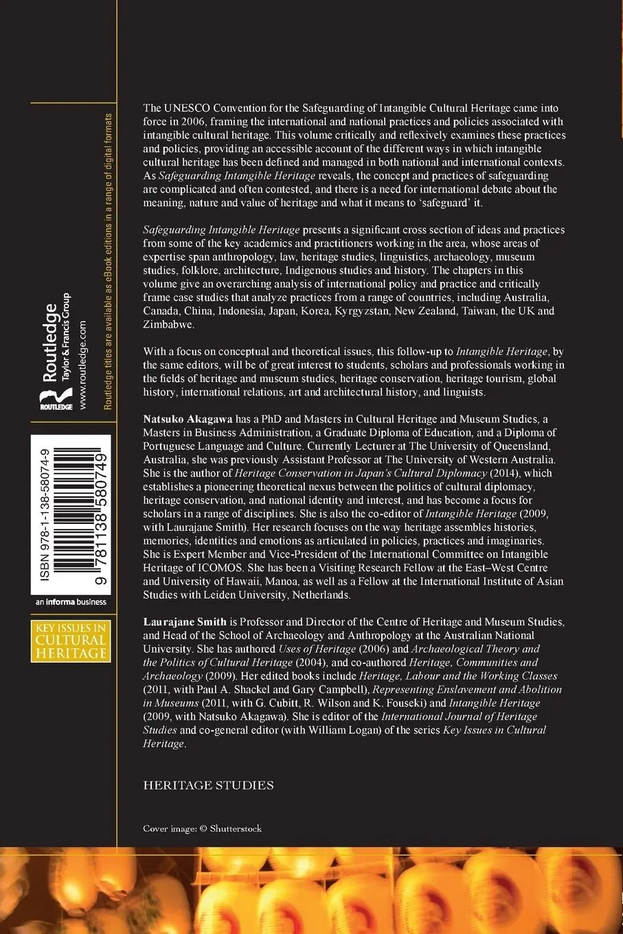 Rückseite: 9781138580749 | Safeguarding Intangible Heritage | Practices and Politics | Buch