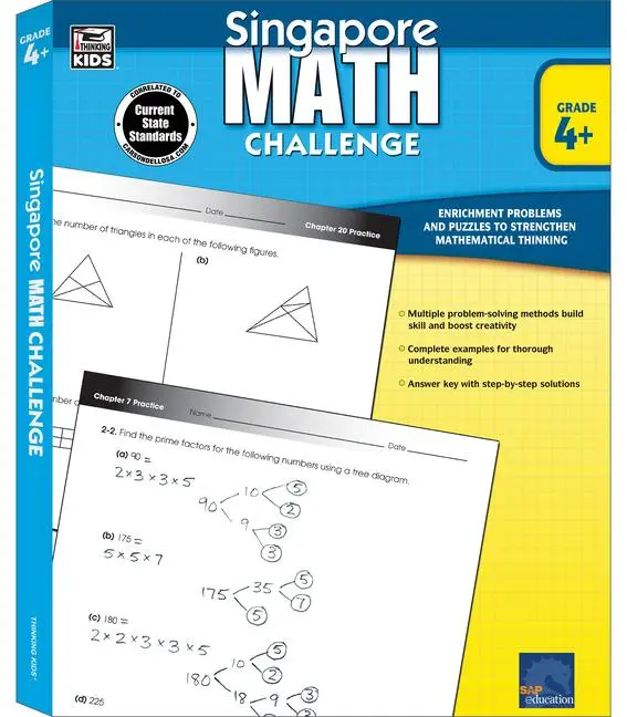 Cover: 9781623990749 | Singapore Math Challenge, Grades 4 - 6 | Volume 20 | Publishers | Buch