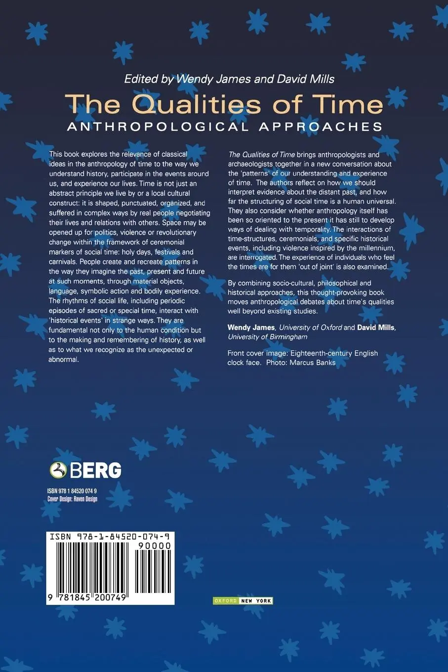 Rückseite: 9781845200749 | The Qualities of Time | Anthropological Approaches | James (u. a.)