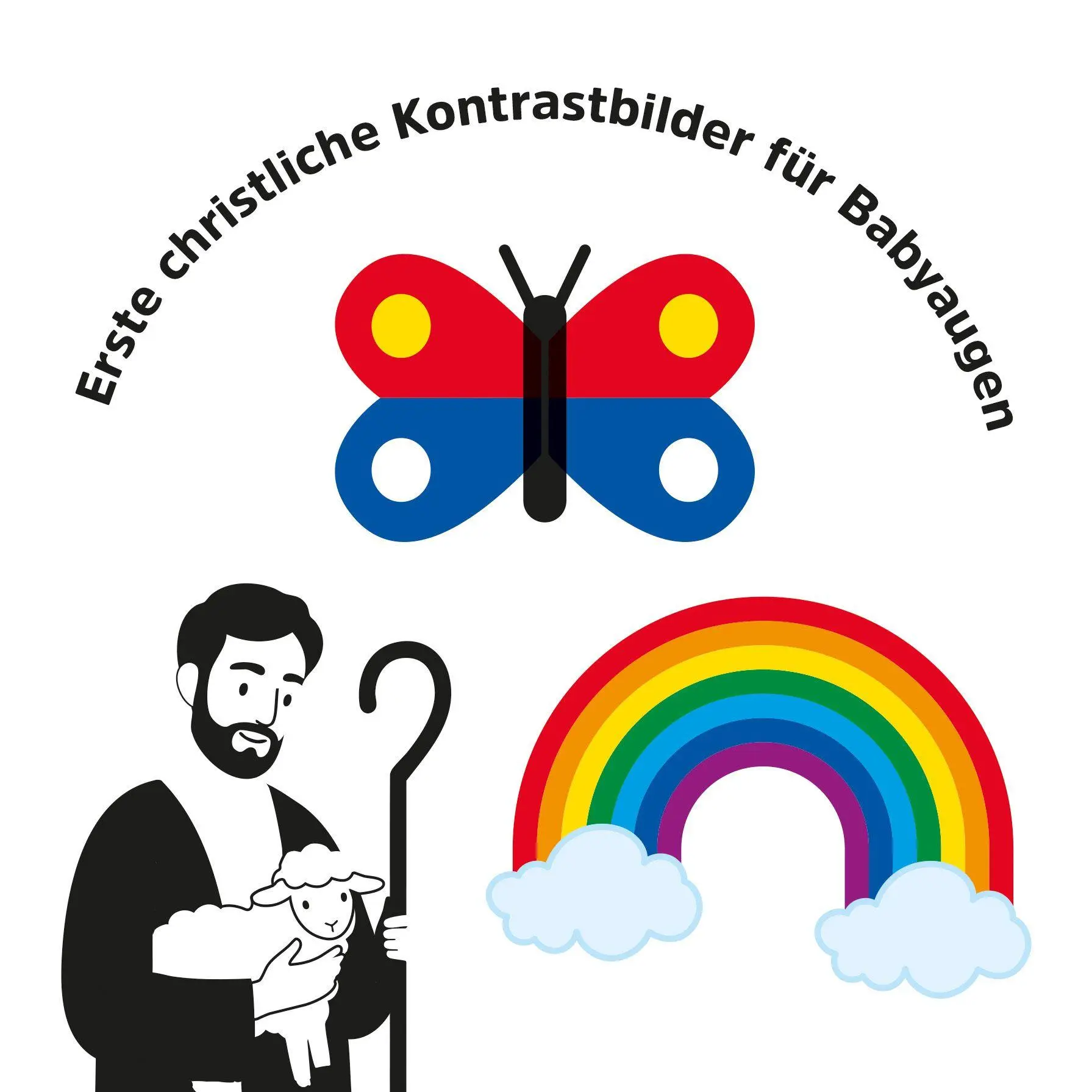 Cover: 9783417010749 | Erste christliche Kontrastbilder für Babyaugen - Schuber | Buch | 2026