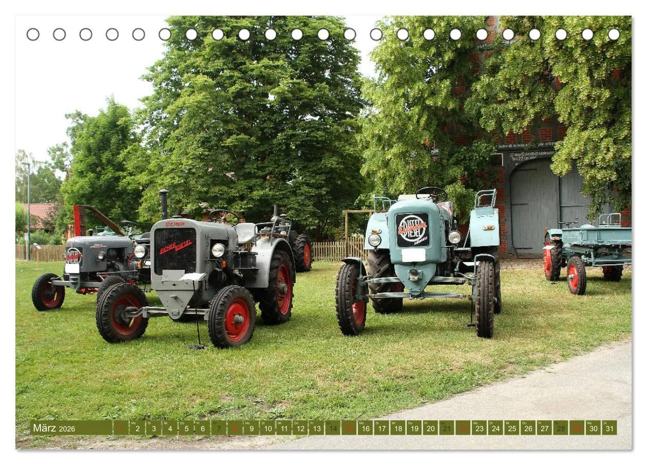 Bild: 9783457780749 | Traktoren - Altgediente Veteranen (Tischkalender 2026 DIN A5 quer),...