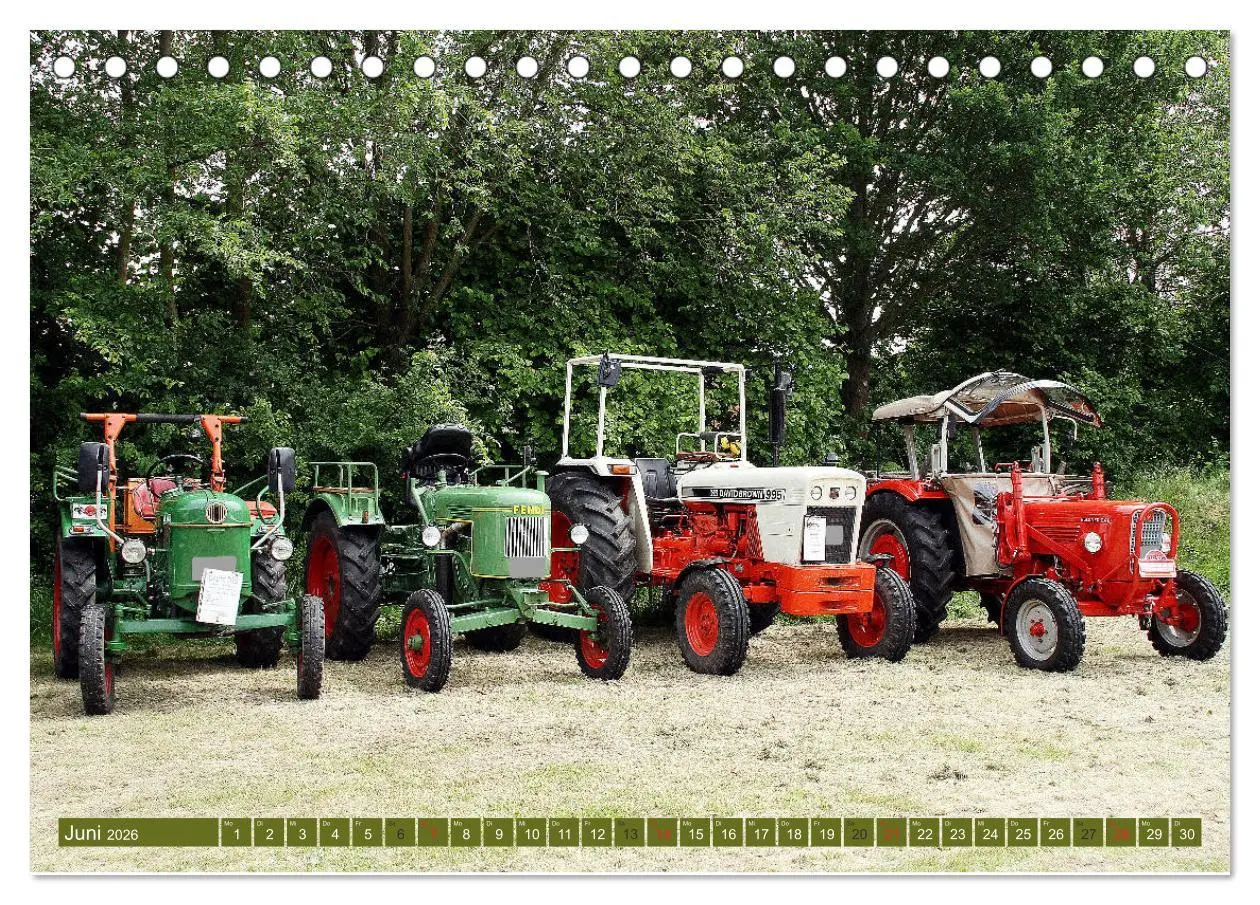 Bild: 9783457780749 | Traktoren - Altgediente Veteranen (Tischkalender 2026 DIN A5 quer),...