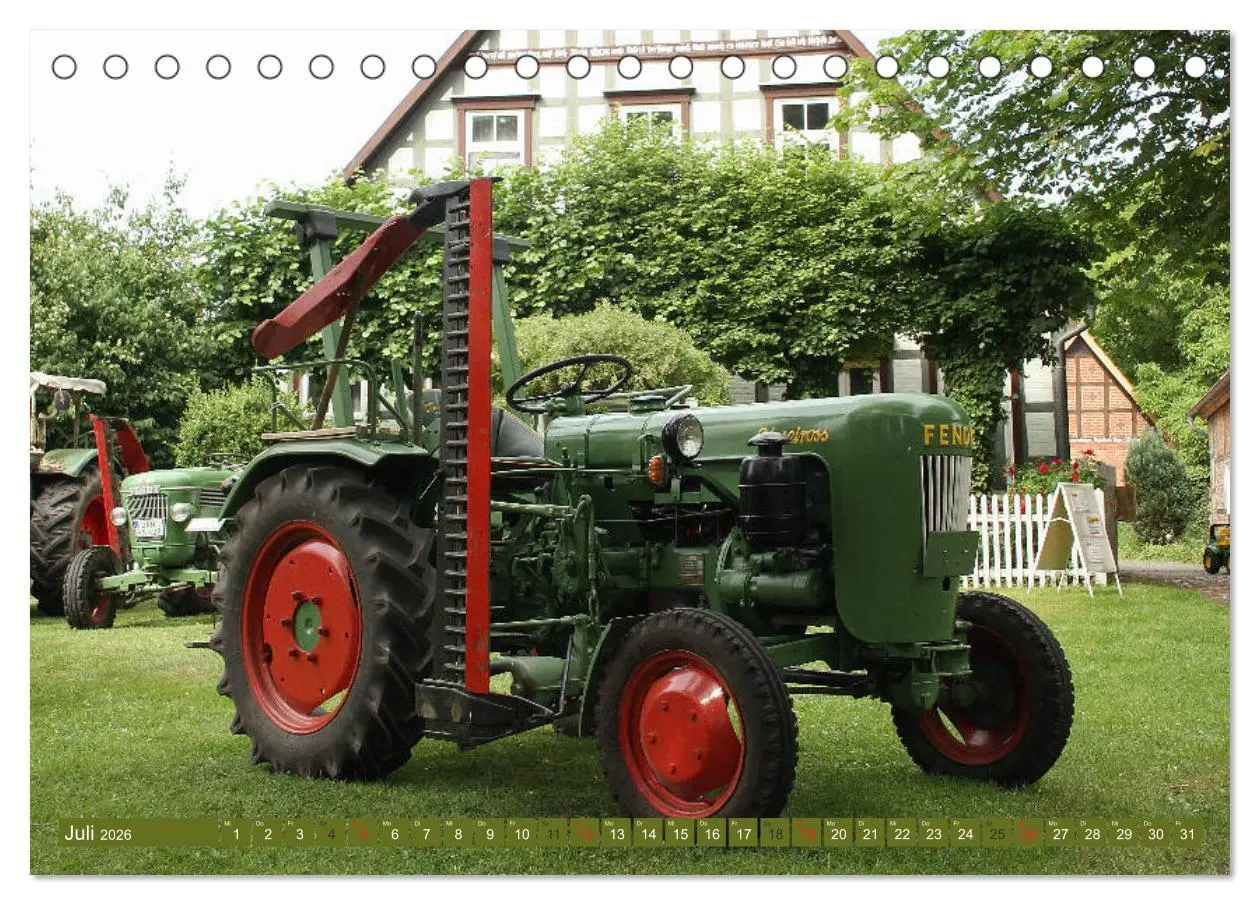 Bild: 9783457780749 | Traktoren - Altgediente Veteranen (Tischkalender 2026 DIN A5 quer),...