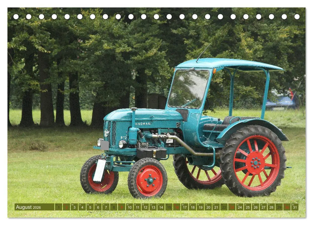 Bild: 9783457780749 | Traktoren - Altgediente Veteranen (Tischkalender 2026 DIN A5 quer),...