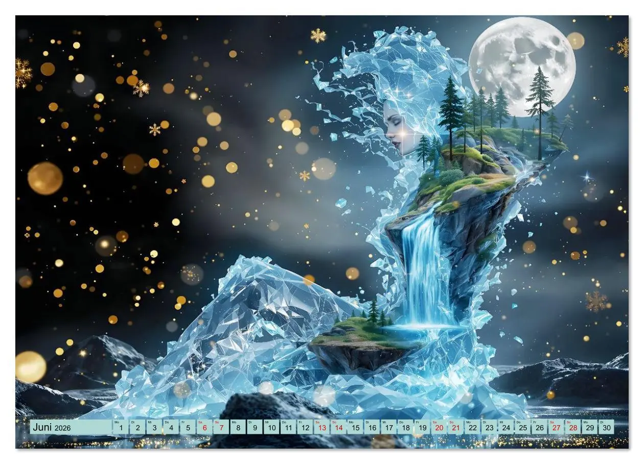 Bild: 9783516630749 | Magische Quelle des Lebens (Wandkalender 2026 DIN A4 quer),...