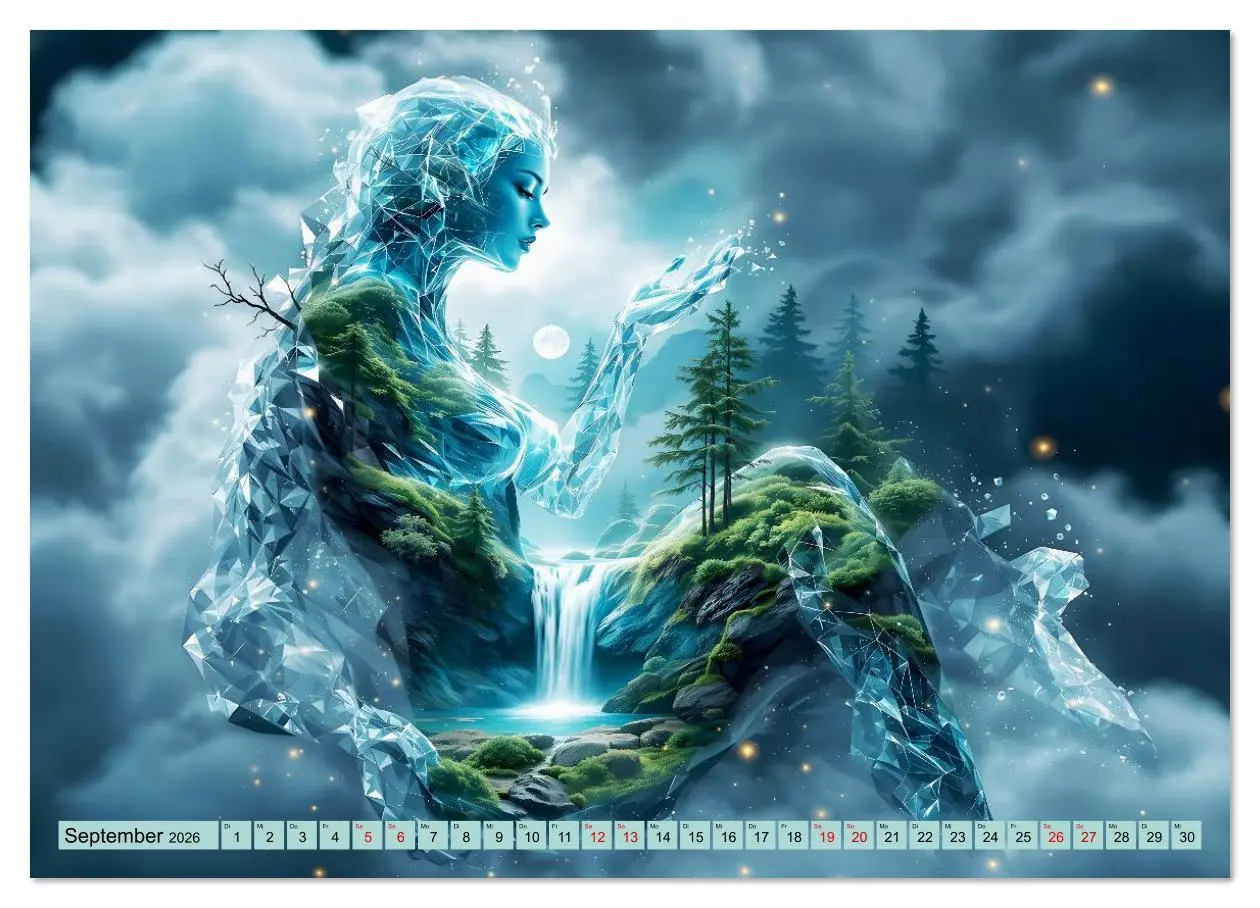 Bild: 9783516630749 | Magische Quelle des Lebens (Wandkalender 2026 DIN A4 quer),...