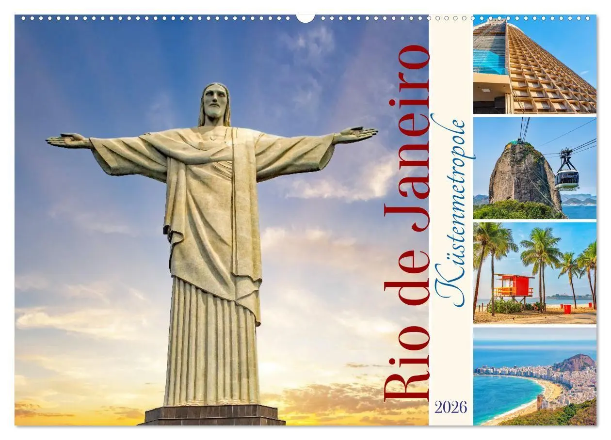 Cover: 9783516700749 | Rio de Janeiro - Küstenmetropole (Wandkalender 2026 DIN A2 quer),...