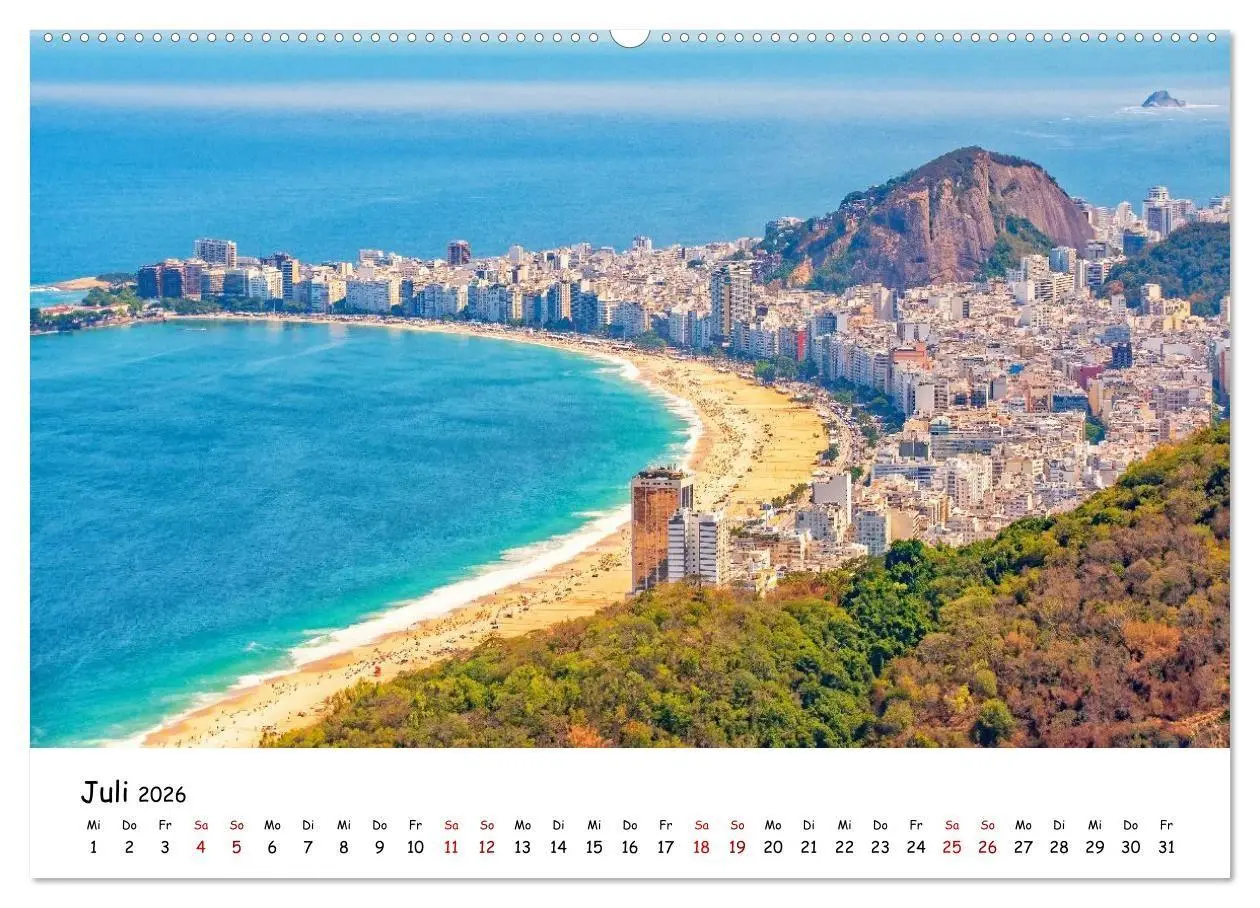 Bild: 9783516700749 | Rio de Janeiro - Küstenmetropole (Wandkalender 2026 DIN A2 quer),...