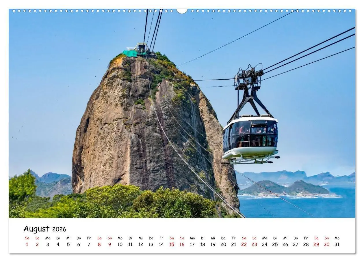 Bild: 9783516700749 | Rio de Janeiro - Küstenmetropole (Wandkalender 2026 DIN A2 quer),...