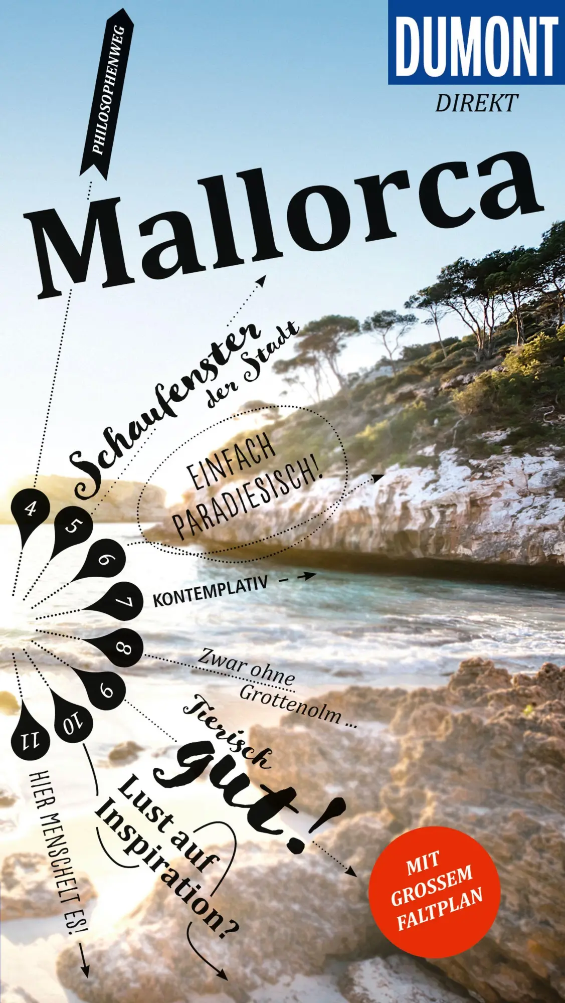 Cover: 9783616000749 | DUMONT direkt Reiseführer Mallorca | Mit großem Faltplan | Taschenbuch