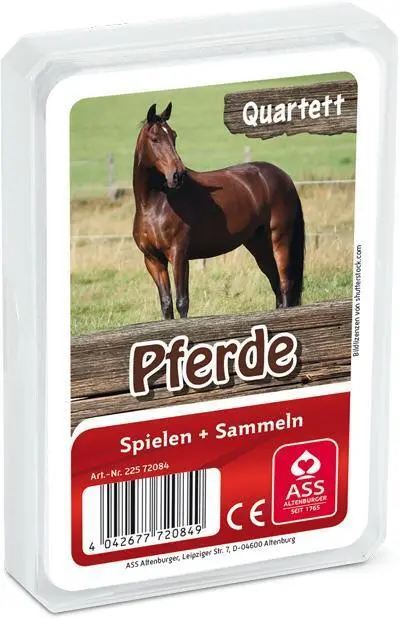 Cover: 4042677720849 | Tier-Quartett - Pferde | Spielkartenfabrik Altenburg GmbH | Spiel