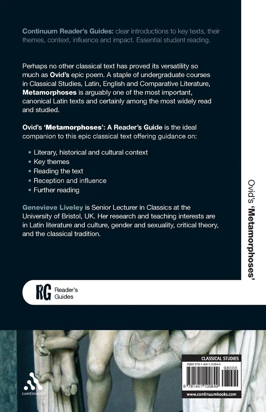 Rückseite: 9781441100849 | Ovid's 'Metamorphoses' | Genevieve Liveley | Taschenbuch | Englisch