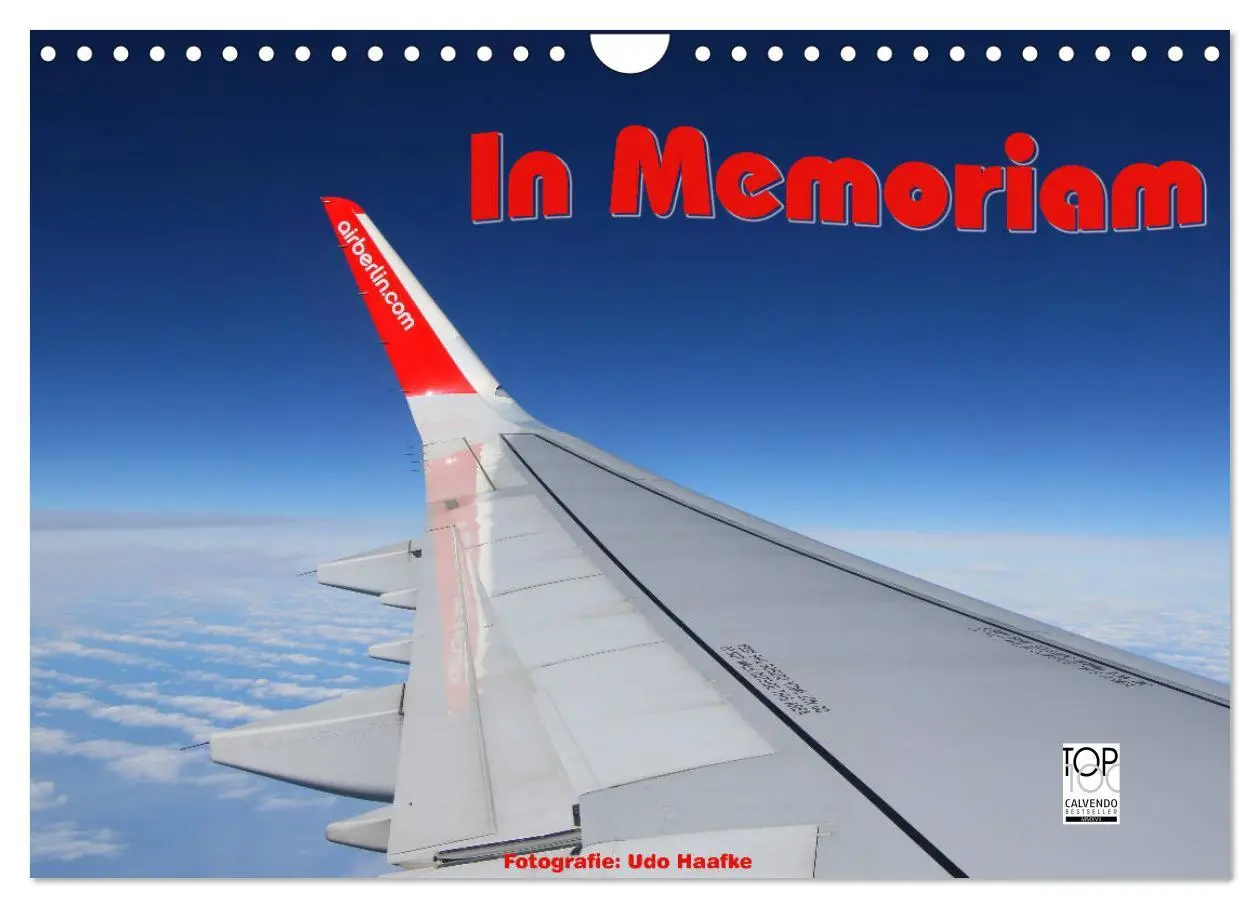 Cover: 9783457840849 | In Memoriam Air Berlin (Wandkalender 2026 DIN A4 quer), CALVENDO...