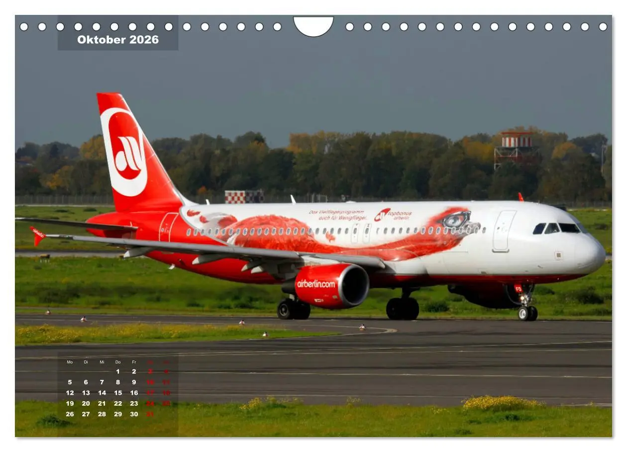 Bild: 9783457840849 | In Memoriam Air Berlin (Wandkalender 2026 DIN A4 quer), CALVENDO...