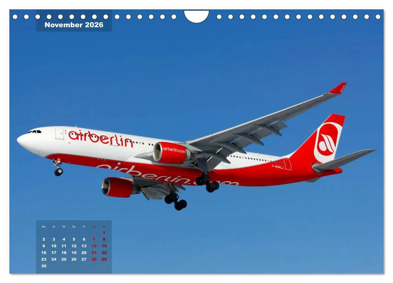 Bild: 9783457840849 | In Memoriam Air Berlin (Wandkalender 2026 DIN A4 quer), CALVENDO...