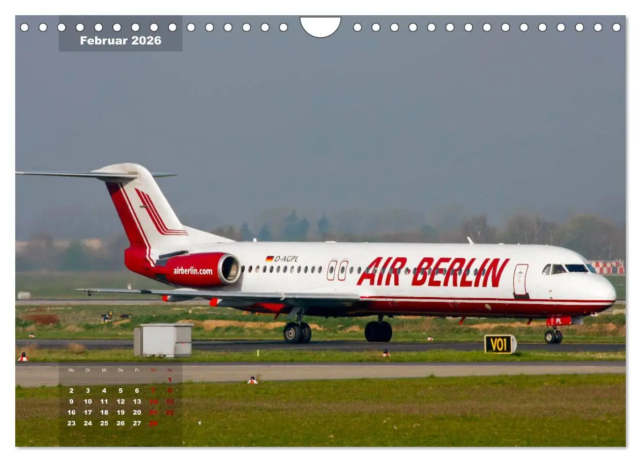 Bild: 9783457840849 | In Memoriam Air Berlin (Wandkalender 2026 DIN A4 quer), CALVENDO...