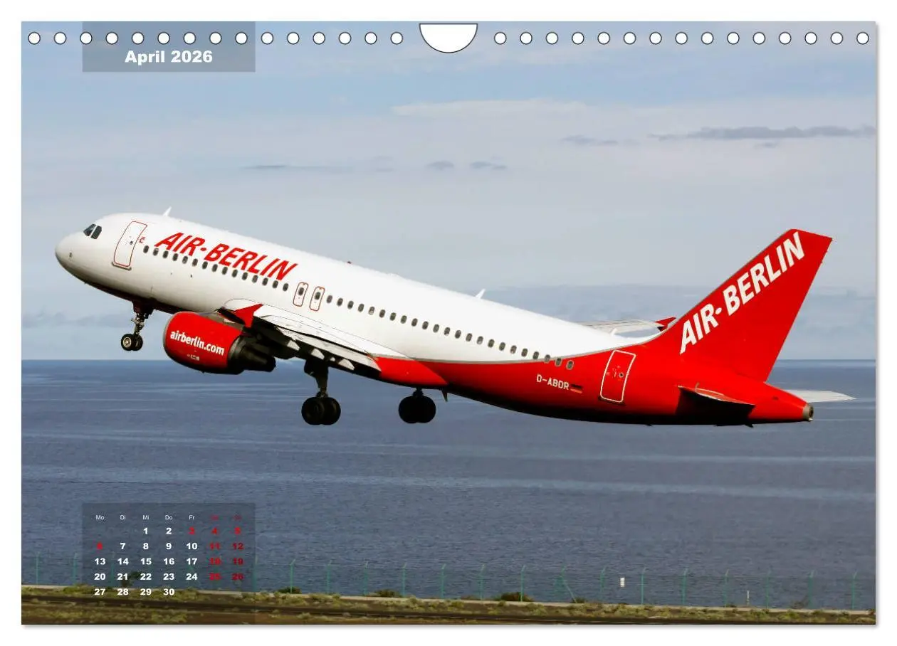 Bild: 9783457840849 | In Memoriam Air Berlin (Wandkalender 2026 DIN A4 quer), CALVENDO...