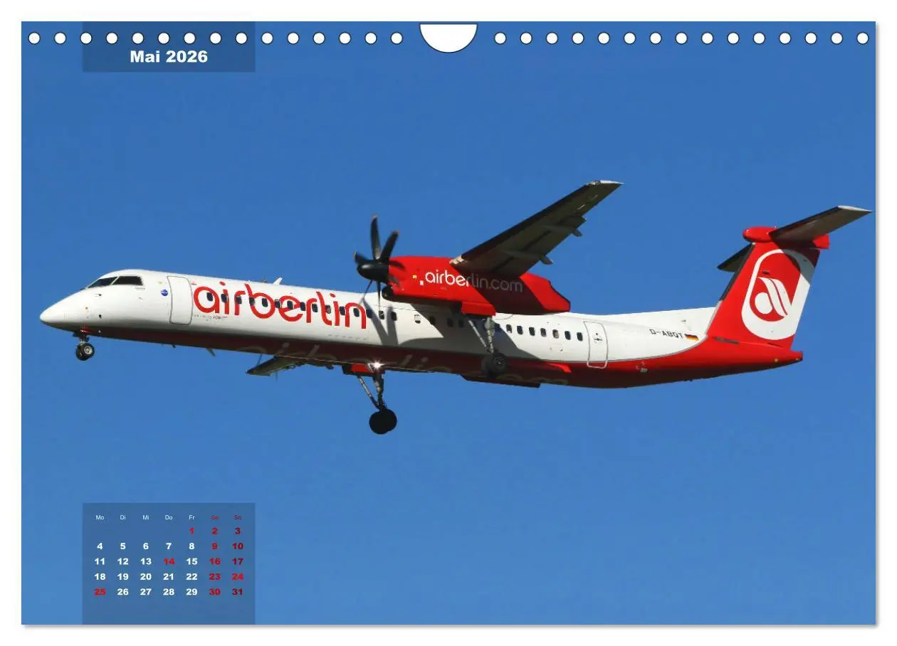 Bild: 9783457840849 | In Memoriam Air Berlin (Wandkalender 2026 DIN A4 quer), CALVENDO...