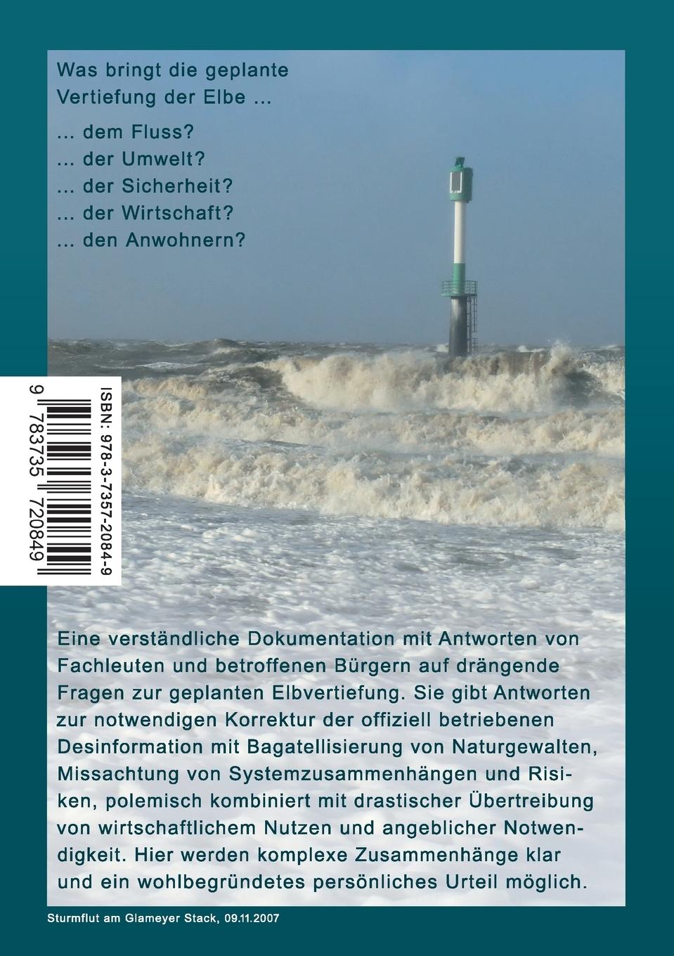 Rückseite: 9783735720849 | Wahr-Schau zur geplanten Elbvertiefung | Kerstin Hintz (u. a.) | Buch