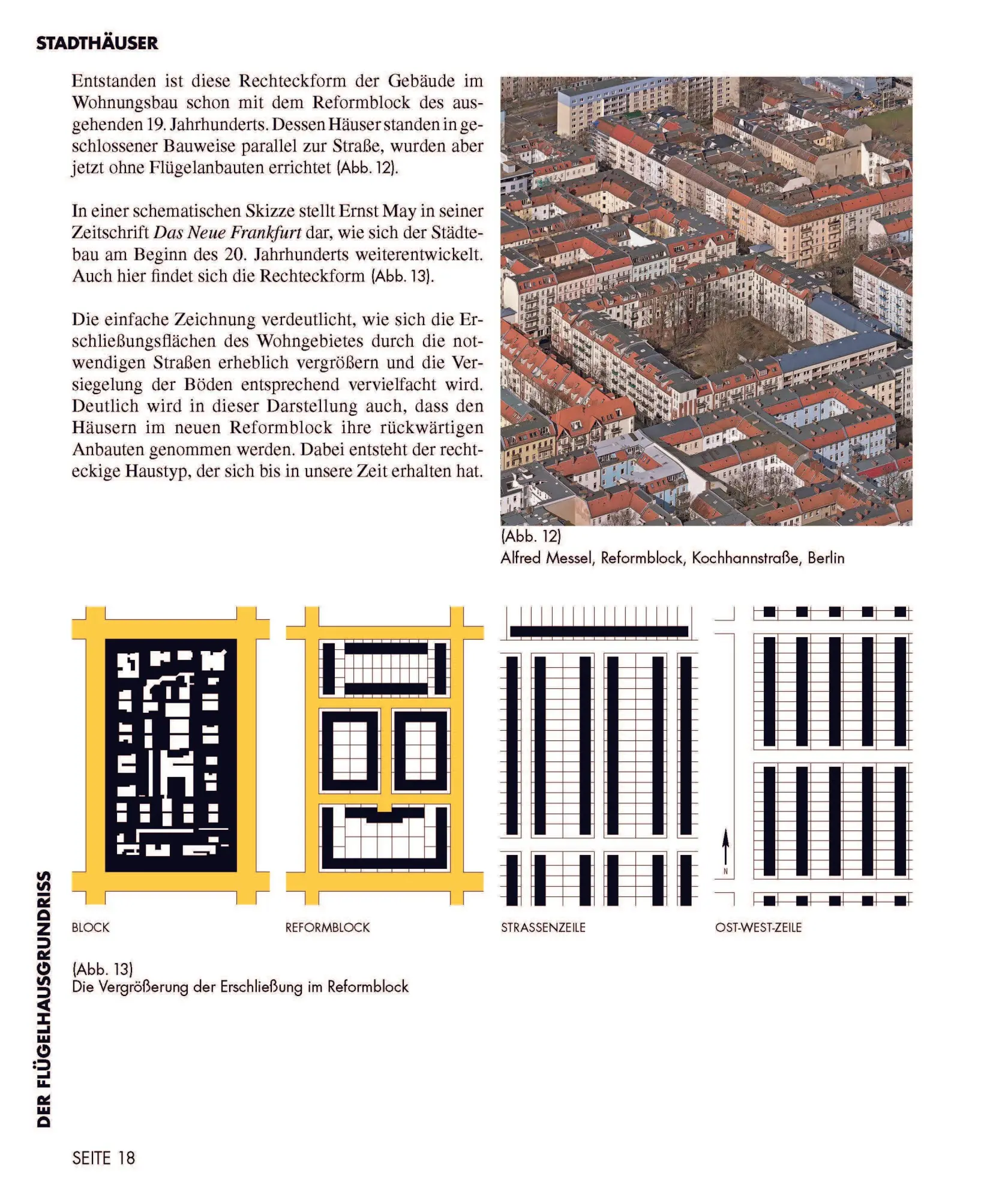 Bild: 9783986120849 | Der Flügelhausgrundriss | Stadthäuser | Christoph Mäckler (u. a.)