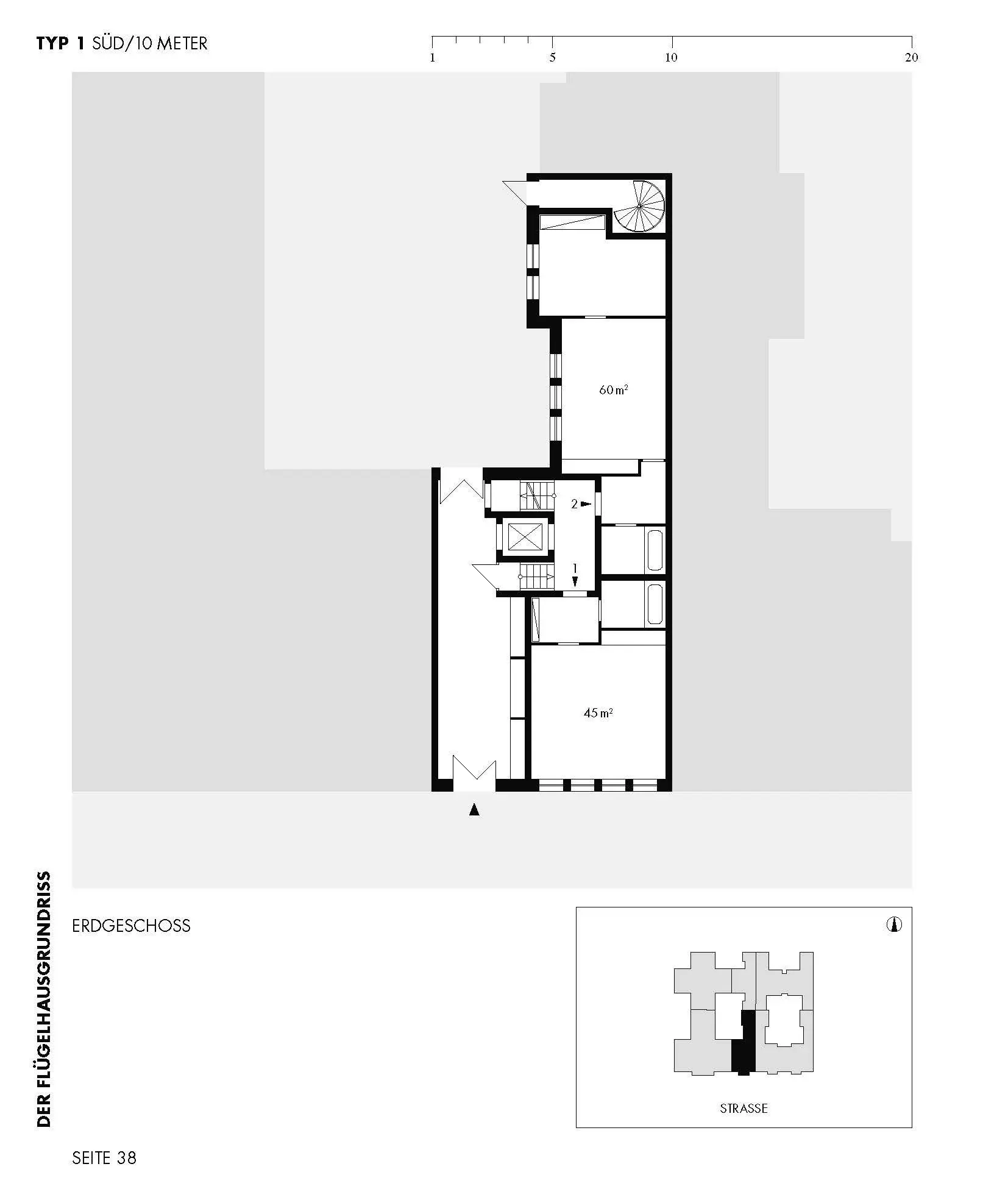 Bild: 9783986120849 | Der Flügelhausgrundriss | Stadthäuser | Christoph Mäckler (u. a.)