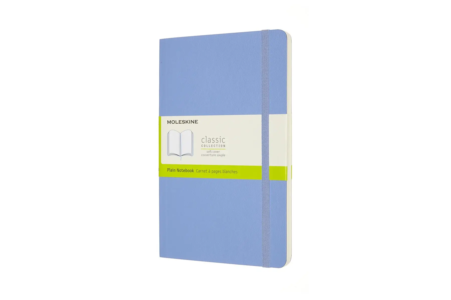Cover: 8056420850949 | Moleskine Notizbuch Large/A5, Blanko, Weicher Einband, Hortensien Blau
