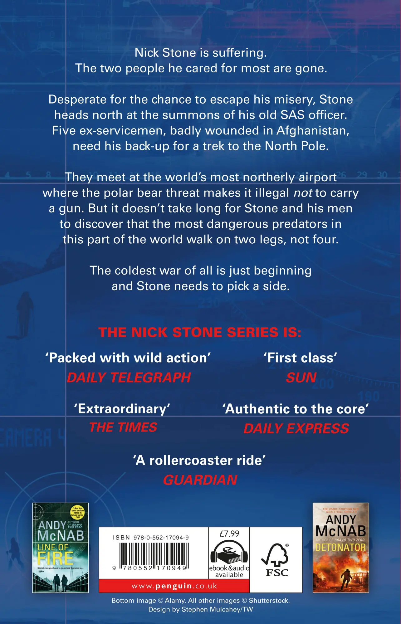 Rückseite: 9780552170949 | Cold Blood | (Nick Stone Thriller 18) | Andy McNab | Taschenbuch