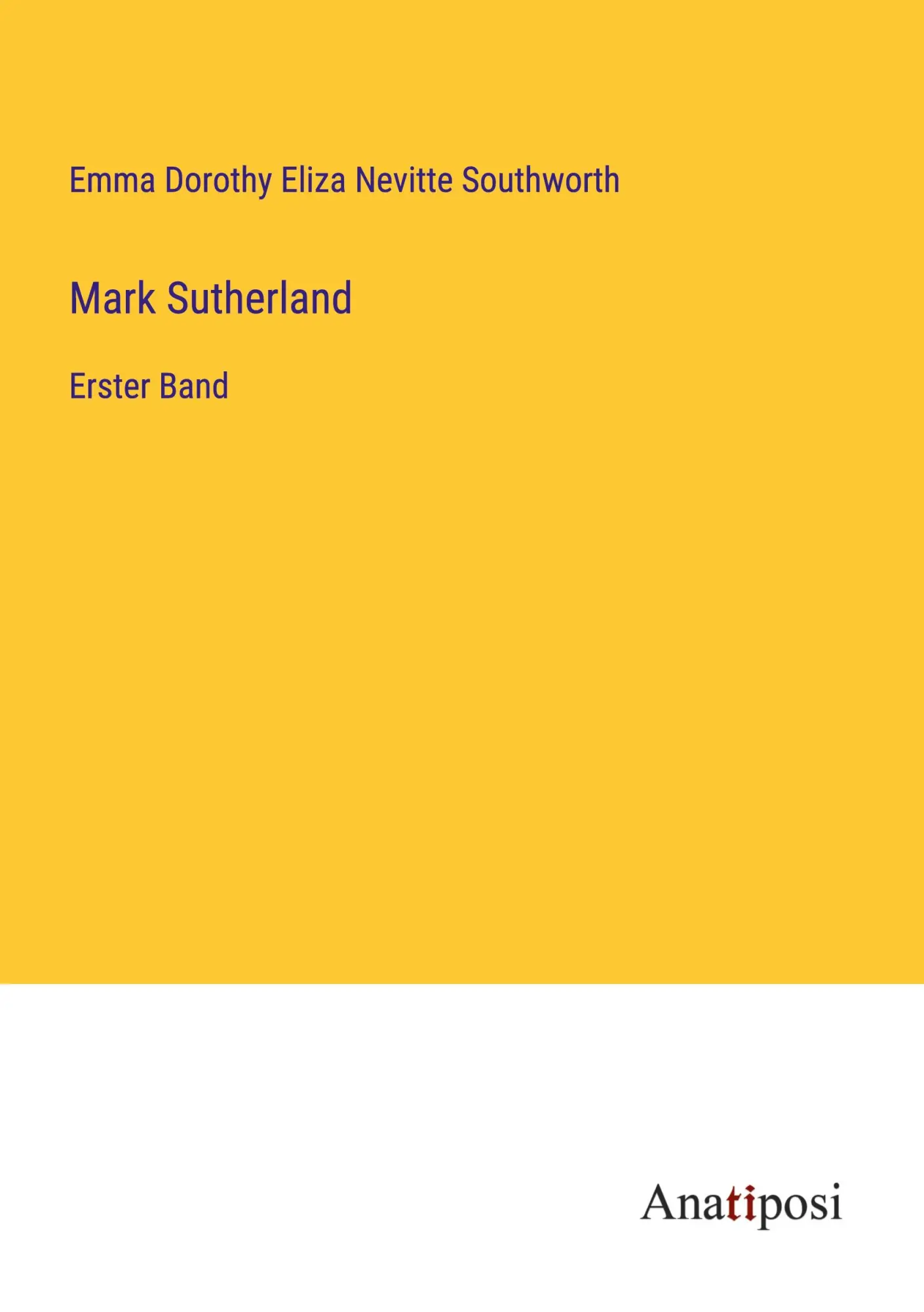 Mark Sutherland: Erster Band