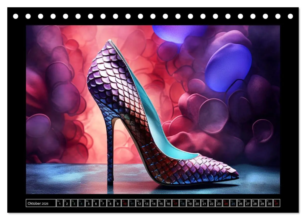 Bild: 9783457380949 | high heel verführerisch schön (Tischkalender 2026 DIN A5 quer),...