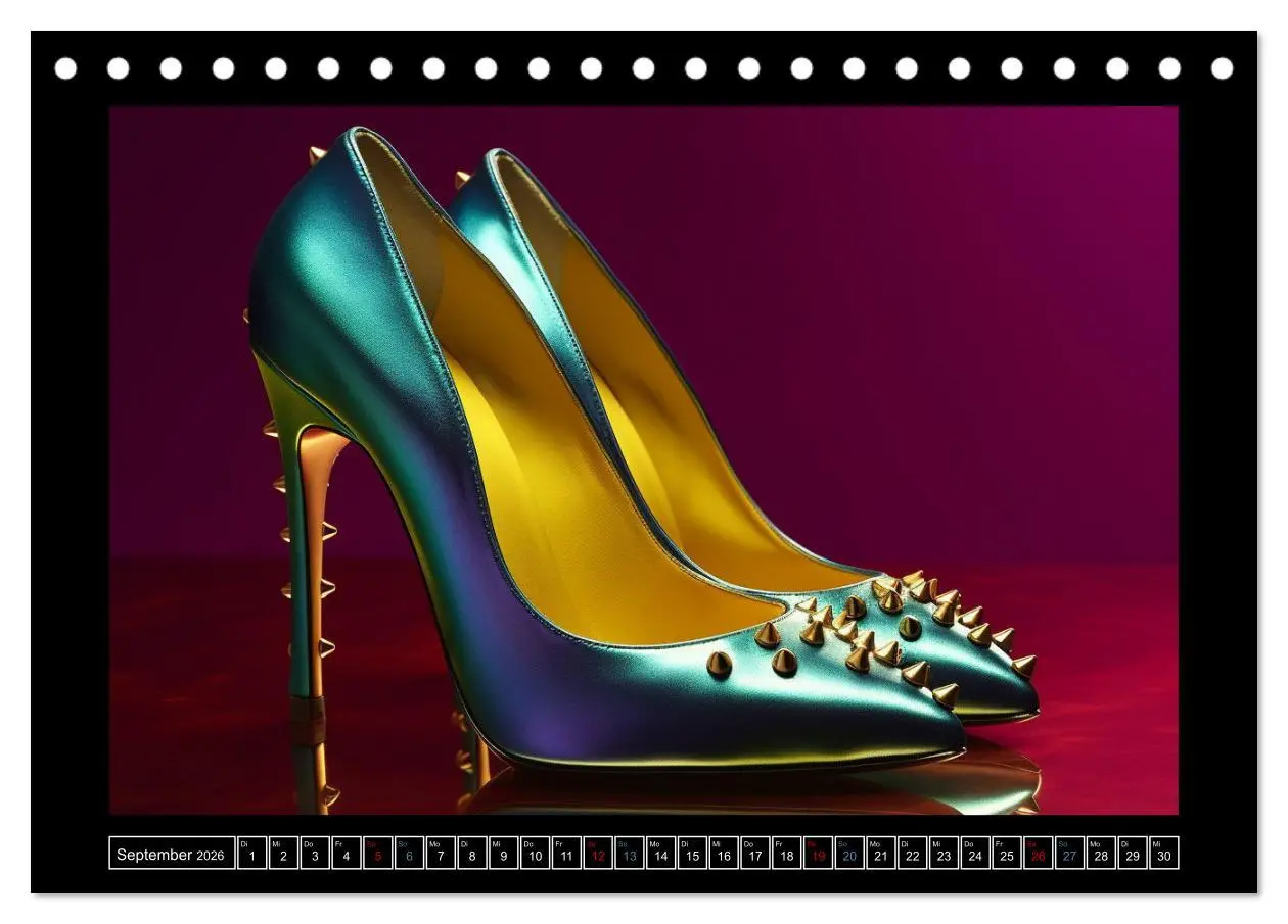 Bild: 9783457380949 | high heel verführerisch schön (Tischkalender 2026 DIN A5 quer),...