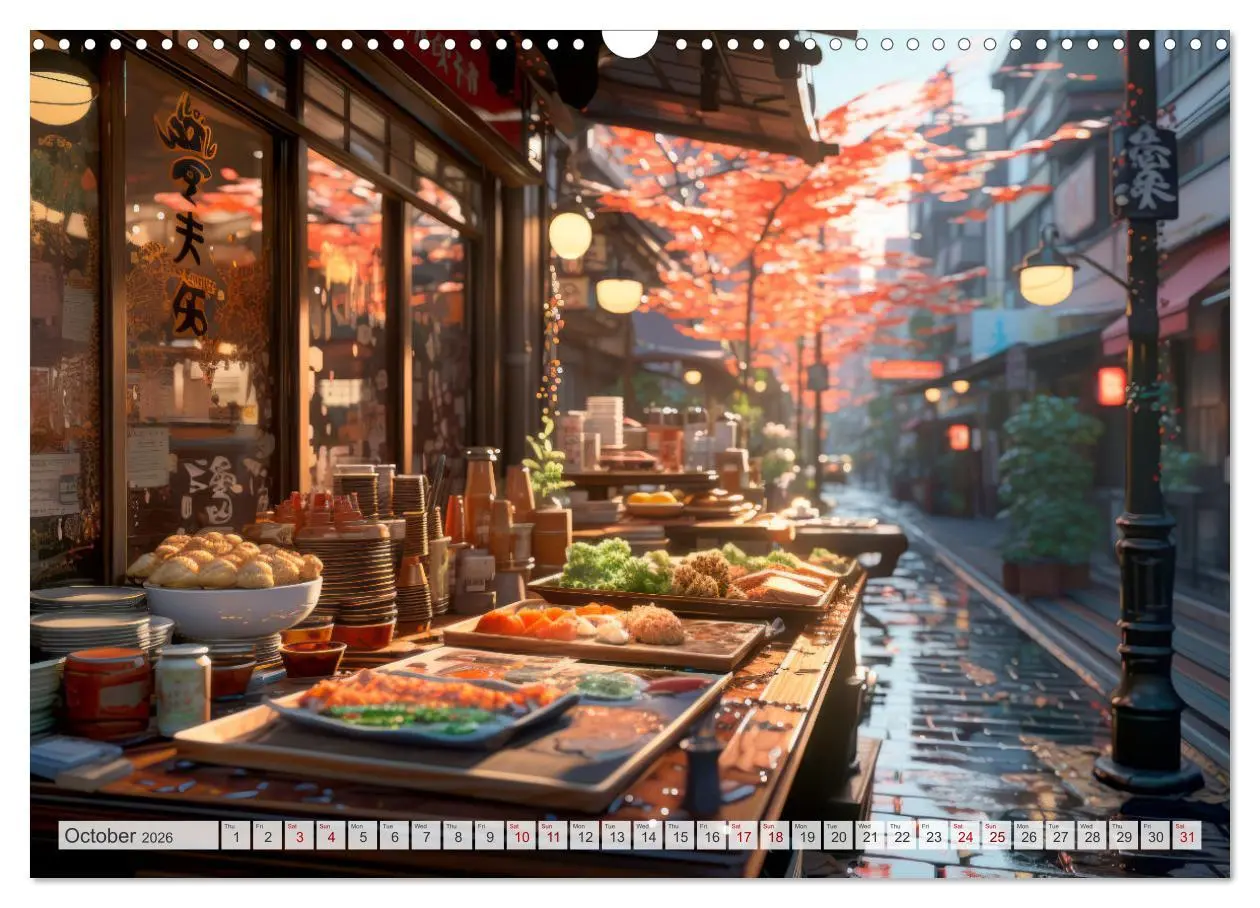 Bild: 9783516540949 | STREET FOOD Impressions around the world (Wall Calendar 2026 DIN A3...