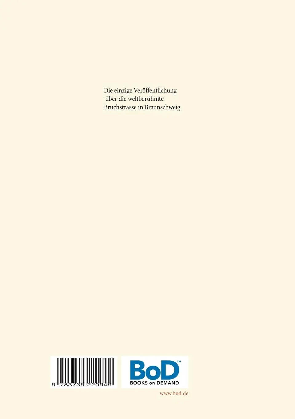 Rückseite: 9783739220949 | Die Bruchstrasse | Wolfgang Gülzow (u. a.) | Taschenbuch | 132 S.