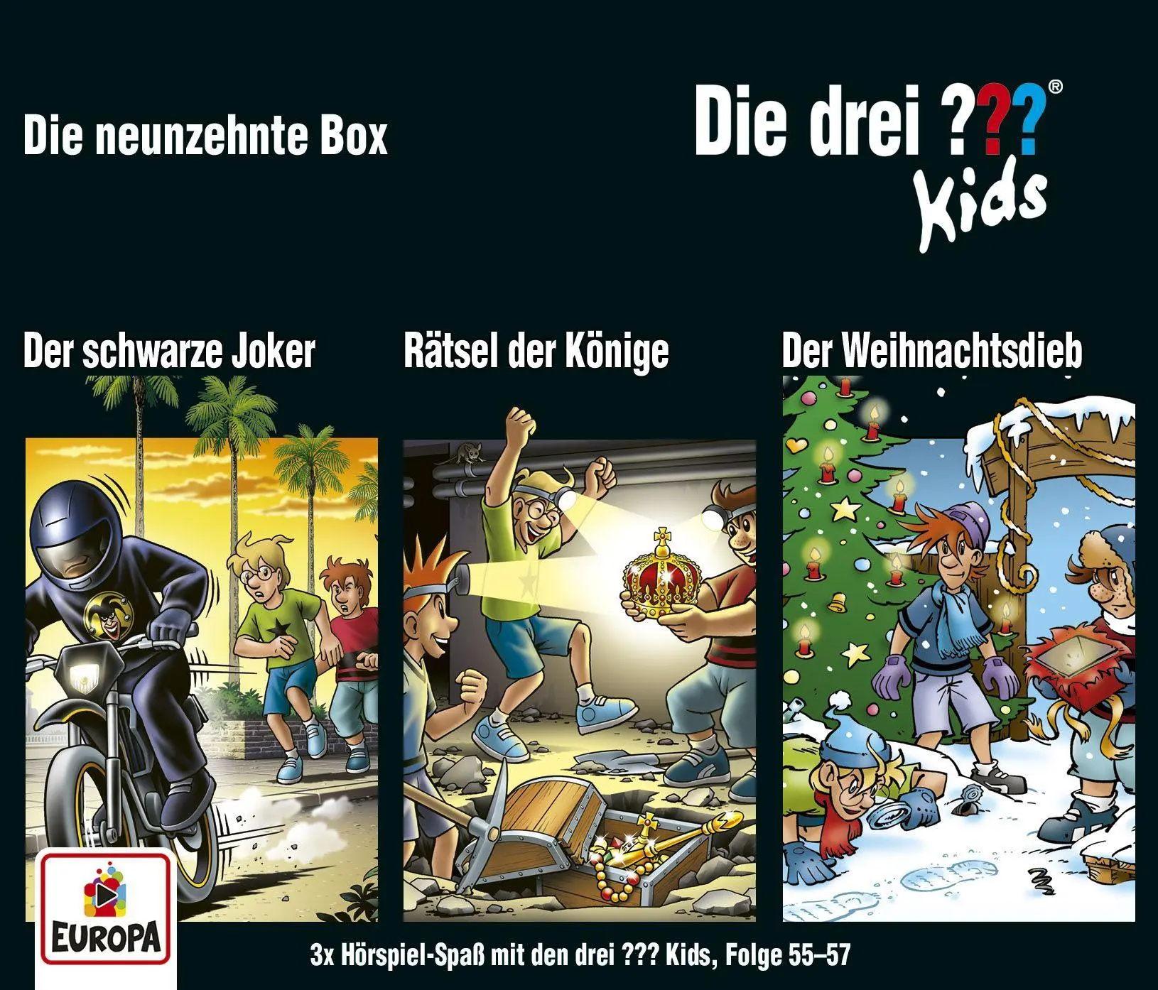 Cover: 9783803260949 | Die drei ??? Kids - 3er Box 19. Folgen 55 - 57 | Audio-CD | Deutsch