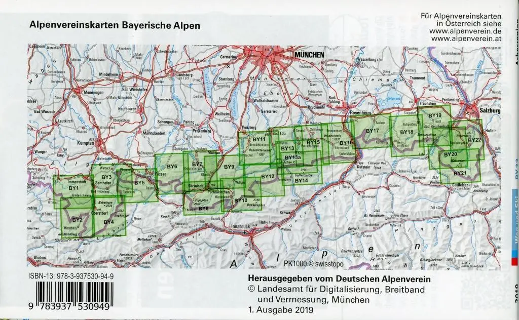 Bild: 9783937530949 | Alpenvereinskarte Bayerischer Wald, Arberregion, Kaitersberg, Osser...